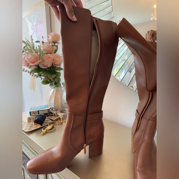 Michael Kors Tan Heeled Boots - Picture 4 of 5